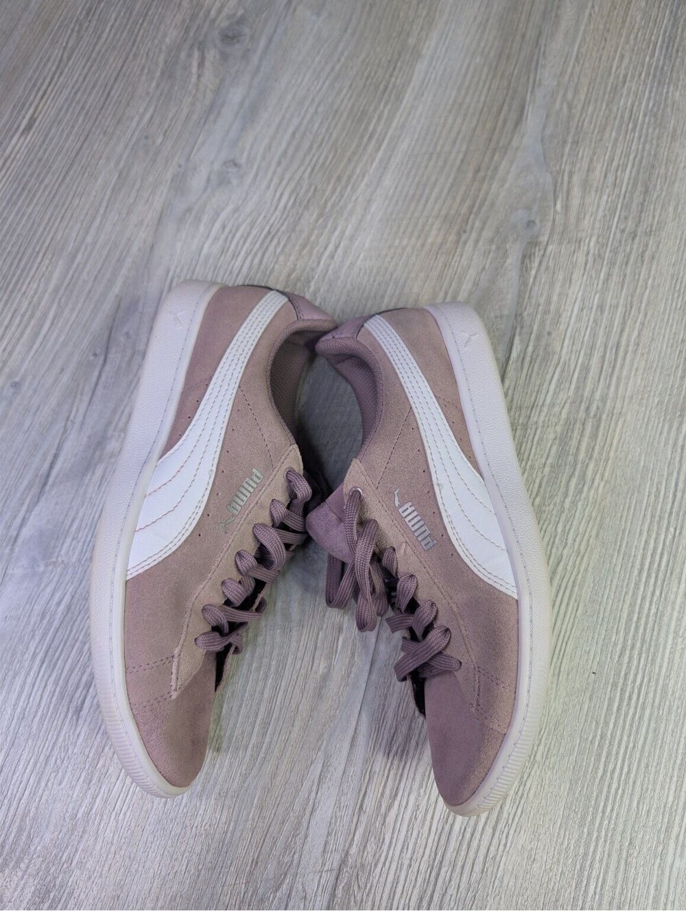 Puma Vikky Women's Suede Casual Sneakers Purple/Lavender, Size 8.5
